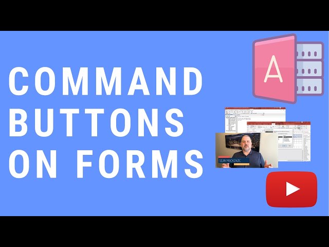 2 Ways to Create Command Buttons on MS Access Forms