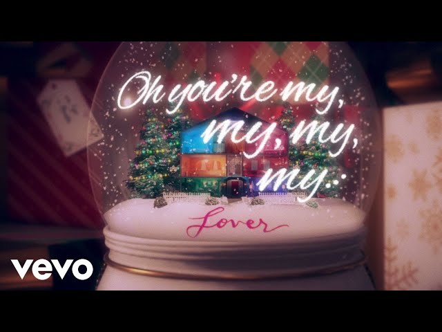 Taylor Swift - Lover Remix Feat. Shawn Mendes (Snow Globe Lyric Video)