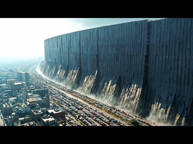 In 2032 New Earth Government Erects 300-Meter Walls Around Cities To Control Mankind