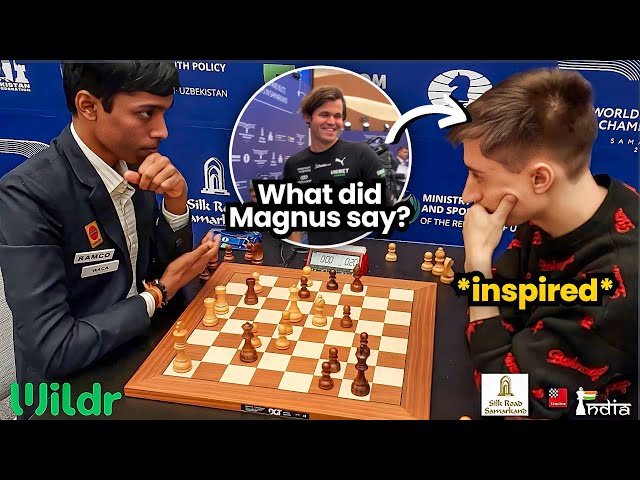 Did Magnus Carlsen's words to Dubov before his game with Pragg inspire him?