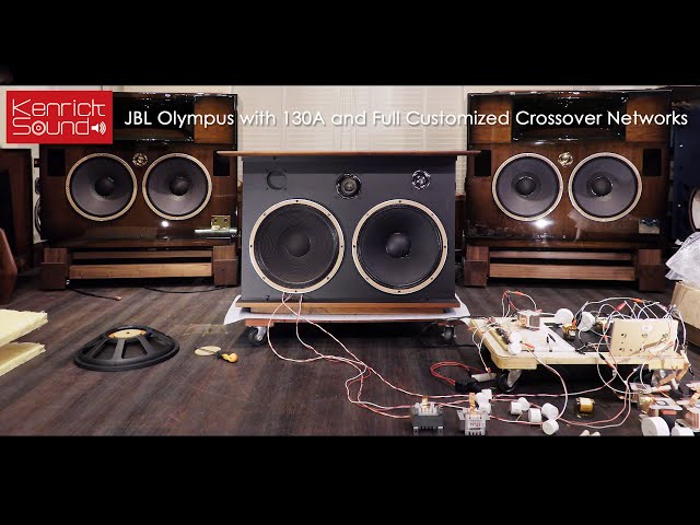 音決めポイント解説と実際の出音　ケンリックサウンド仕様スペシャルJBLオリンパス・スピーカー完成間近　JBL Olympus + 130A & Special Xovers Complete Soon