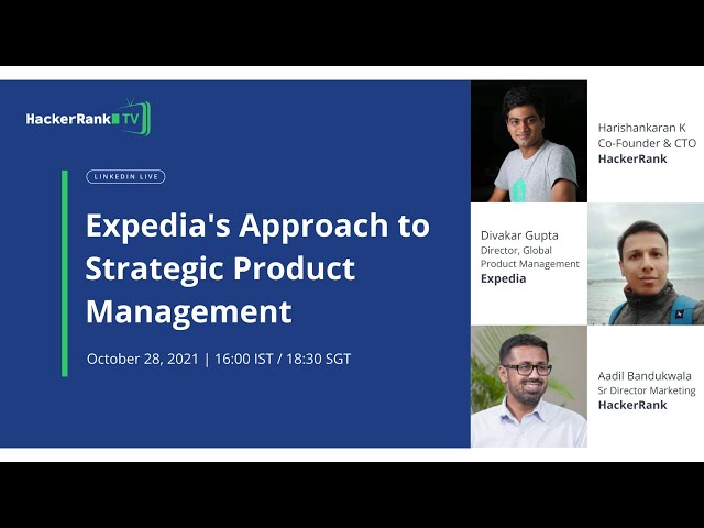 Expedia's Approach To Strategic Product Management