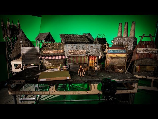 On the Shooting Set of Aardman Animations' Early Man!