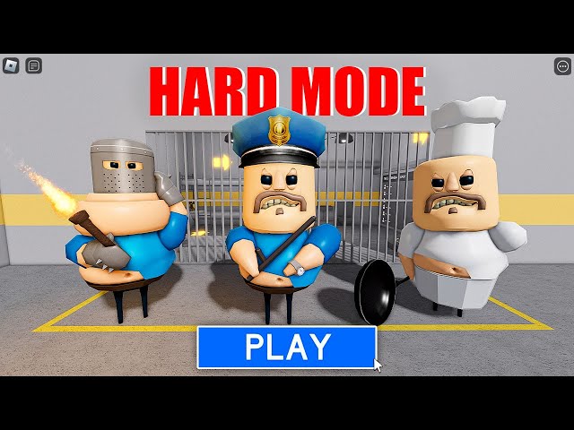HARD MODE BARRY'S PRISON RUN Roblox! - Full Walkthrough Game