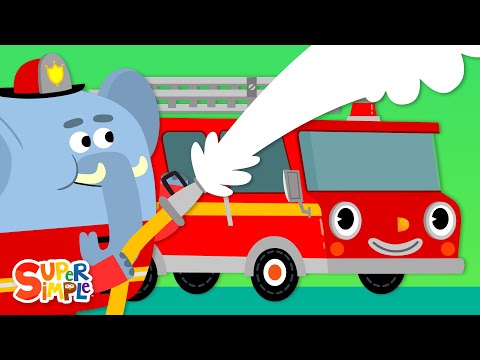Here Comes The Fire Truck | Kids Songs | Super Simple Songs