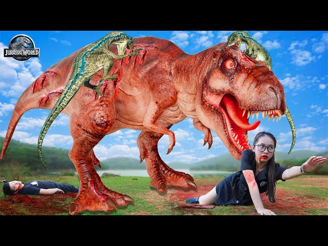 Most REALISTIC T-Rex Attack | T-Rex Chase | Jurassic Park Fan-Made Film | Dinosaur | Ms.Sandy