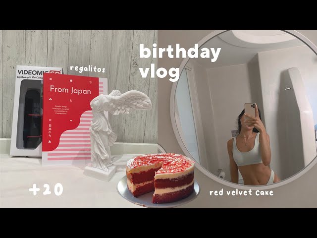 20th birthday vlog ✧: red velvet, what i eat & a new micro!