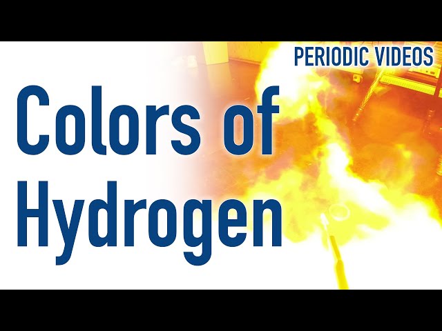 The Colours of Hydrogen - Periodic Table of Videos