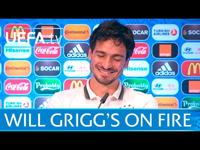 Will Grigg's on fire! Is Mats Hummels terrified?