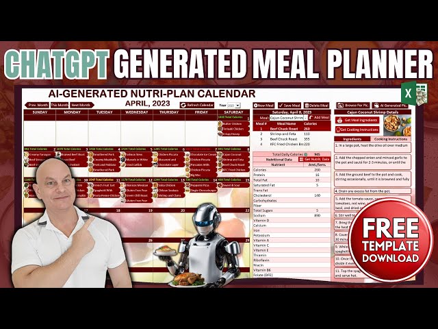 Revolutionize Your Meals with ChatGPT: The Ultimate Meal Planner + FREE Download