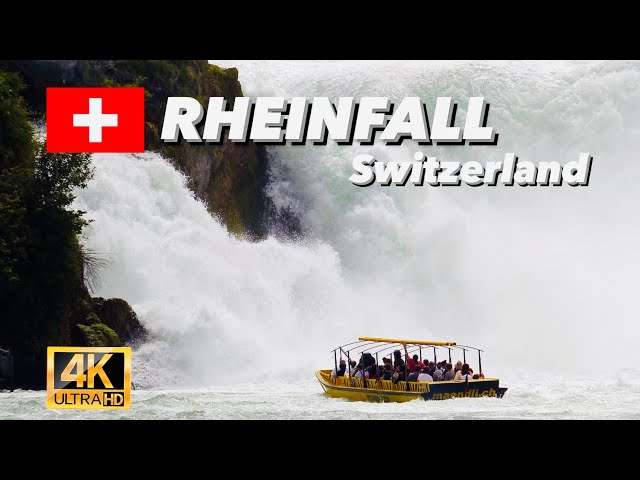 Rheinfall von Schaffhausen 🇨🇭 4K full Tour || Switzerland's most beautiful Rainfall