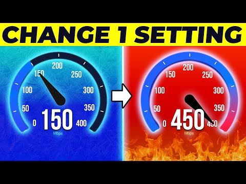 How to get Faster Internet speed when you change a simple setting