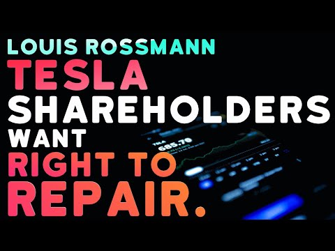 Tesla shareholders can vote on Right to Repair discussion for next earnings call