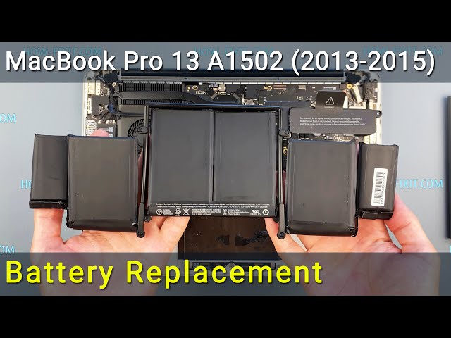 MacBook Pro 13 A1502 A1582 Battery Replacement
