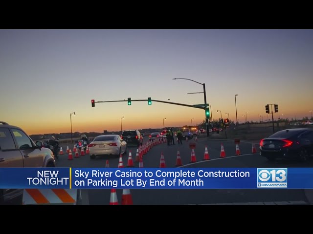 Sky River Casino to complete parking lot by month's end