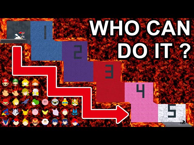 Who Can Make It? Lava Stairs Tierlist - Super Smash Bros. Ultimate