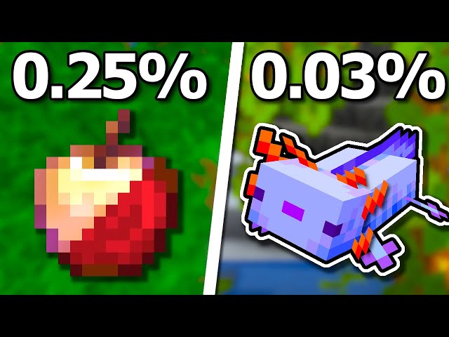 20 Rarest Things in Minecraft and How To Get Them!