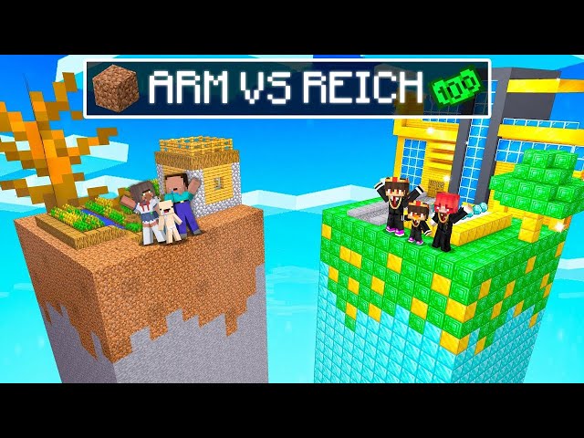 Billy Familie Arm vs Semlaki Familie Reich CHUNK Bau Challenge in Minecraft