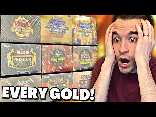 I Opened EVERY Gold Series Pack Ever Made!