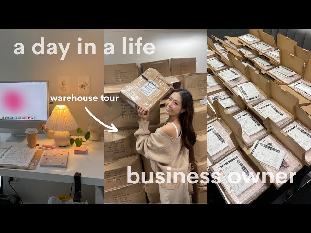 day in a life of a small business owner 📦 packing orders, advice Q&A