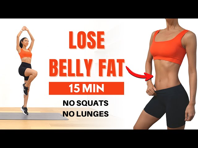 15 MIN STANDING ABS WORKOUT to Lose Belly Fat - No Squats, No Lunges
