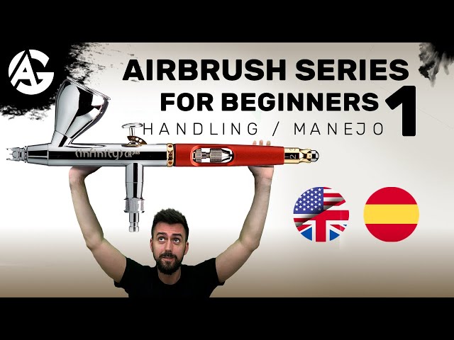 #1 Airbrushing for beginners ( HANDLING)/ Aerografia para principiantes (MANEJO). INFINITY CR PLUS