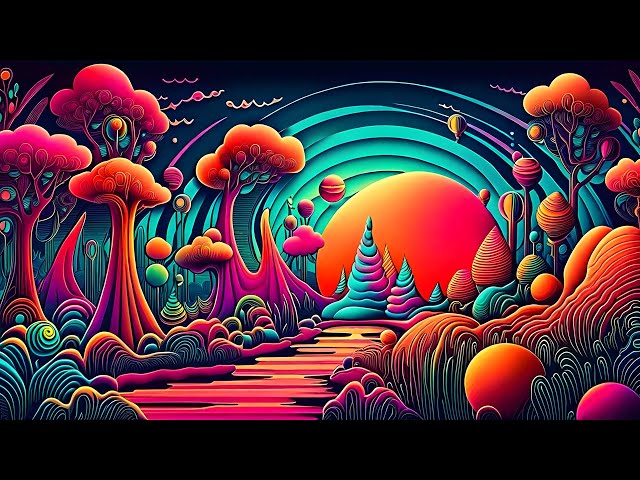 Progressive Psytrance - Hallucinations / Electric Samurai mix 2024 (AI Graphic Visuals)