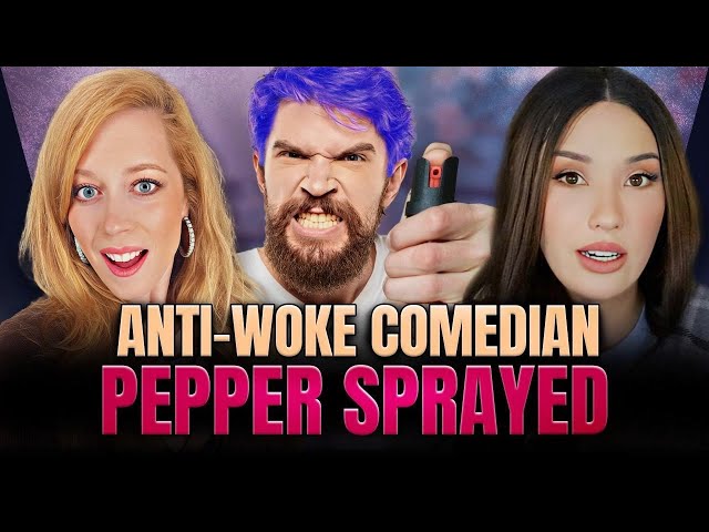 Anti-Woke Comedian PEPPER SPRAYED? With Chrissie Mayr