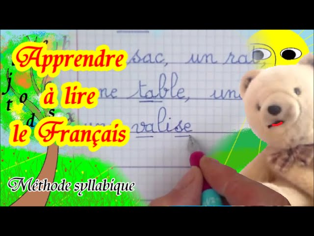 Français : Apprendre à lire CP Maternelle et écrire le français en s'amusant