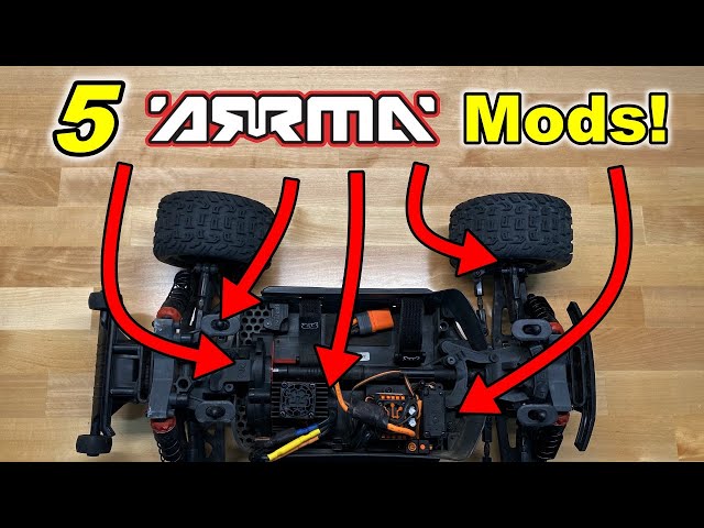 5 Arrma 3S Must-have Mods!