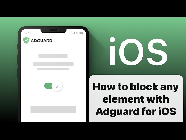 How to block any element with Adguard for iOS