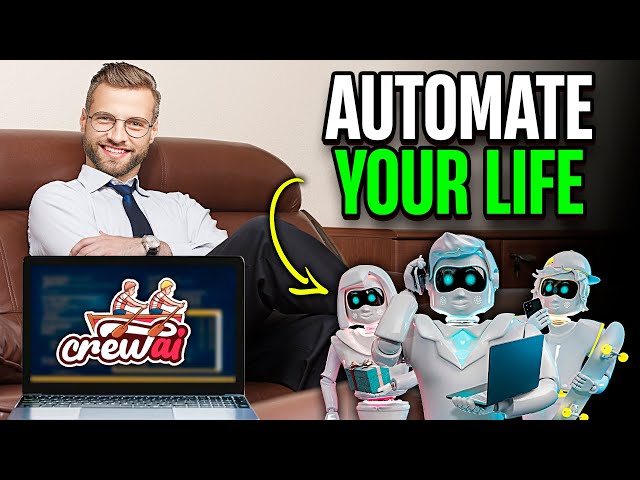 Automate your Life with AI Agents (EASY CrewAI Tutorial)