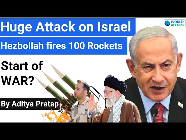 Huge Attack on Israel 😱 | Hezbollah launches Rockets into Israel | World Affairs