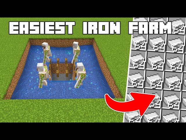 The FASTEST Iron Farm in Minecraft 1.20+ | 1450+ Iron Per Hour!