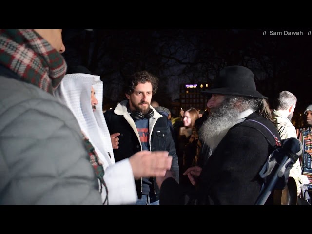 P1 السلام بين الإرادة والادعاء! الشيخ محمد في حوار مع يهودي Speakers Corner Hyde Park
