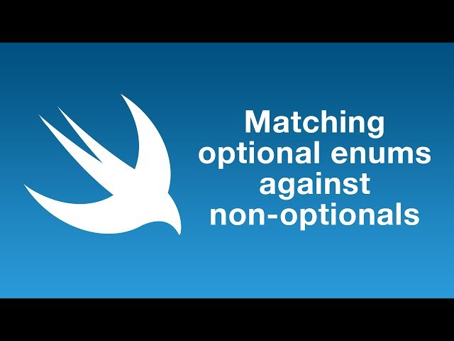 Matching optional enums against non-optionals in Swift 5.1