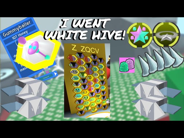 BUYING the *OP* GUMMYBALLER and GOING WHITE HIVE - Bee Swarm Simulator