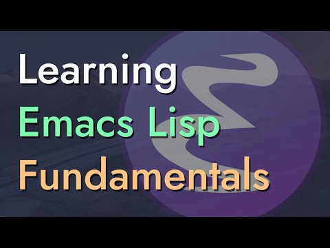 Learning Emacs Lisp