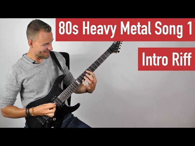 E-Gitarre lernen - 80s Heavy Metal Song 1 - Intro Riff | Guitar Master Plan