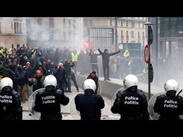 Thousands Demonstrate in Brussels against UN Migration Pact!!!