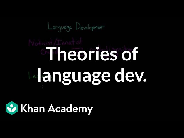 Theories of language development: Nativist, learning, interactionist | MCAT | Khan Academy
