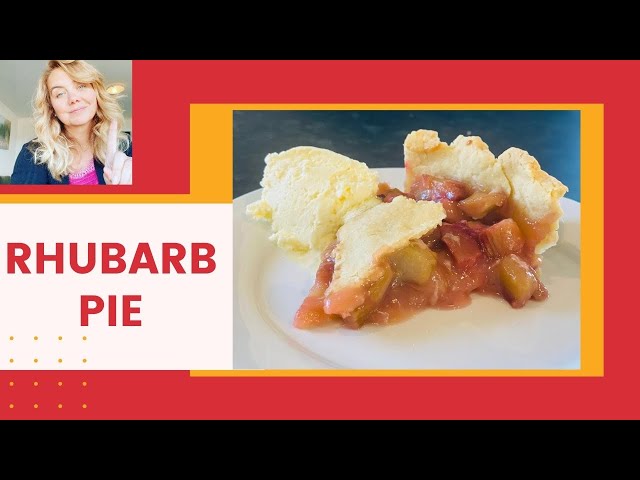 American Cooking: Rhubarb Pie - That delicious sweet sour tastes amazing every time!