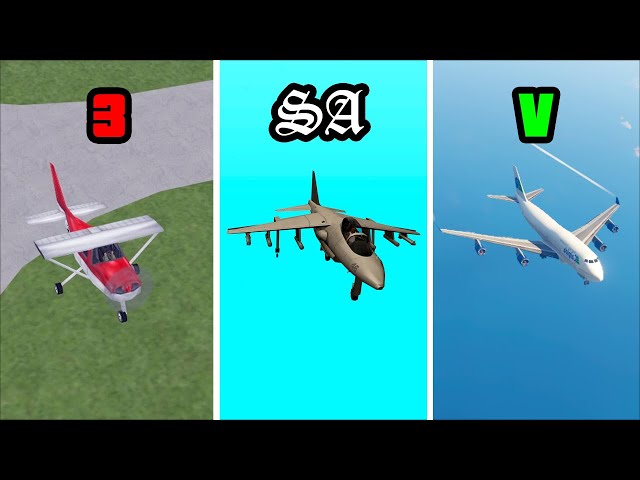 How to get all Planes in GTA Games? (All Locations)