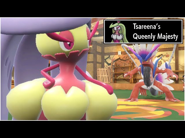 ★~EPIC TSAREENA SWEEP~★ Queenly Majesty CLUTCH! Shiny Tsareena Moveset Pokemon Scarlet and Violet