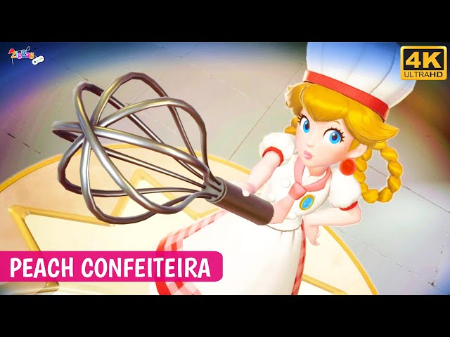Peach Confeiteira Completo | Peach Showtime Português 4K | Switch @ZigZagGamerPT