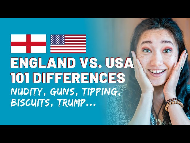 101 Differences Between England & USA | Cultural Differences USA vs England | Americans in England