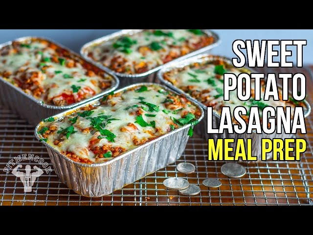 Budget Sweet Potato Lasagna Meal Prep / Lasaña Economica de Batata y Pavo