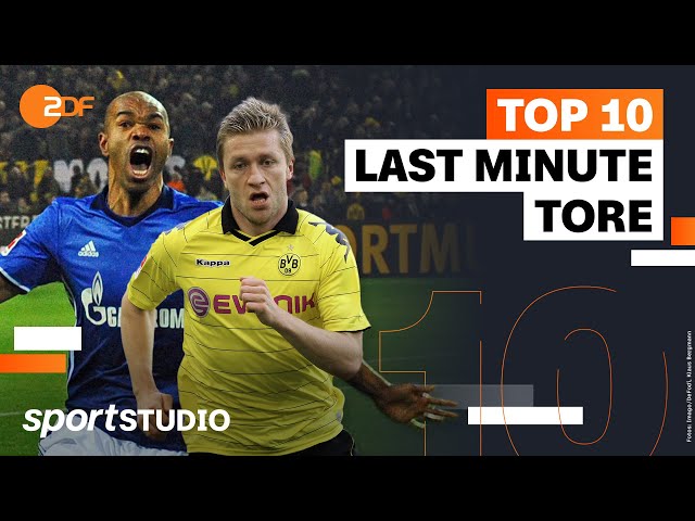 Top 10 Last-Minute-Tore der Bundesliga-Geschichte | sportstudio