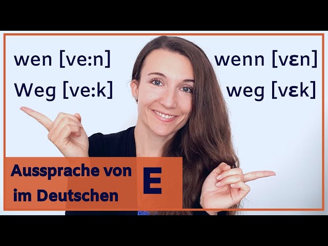 #2 Lektion 2, der Laut E (e) - Lange und kurze Vokale - Deutsche Aussprache verbessern