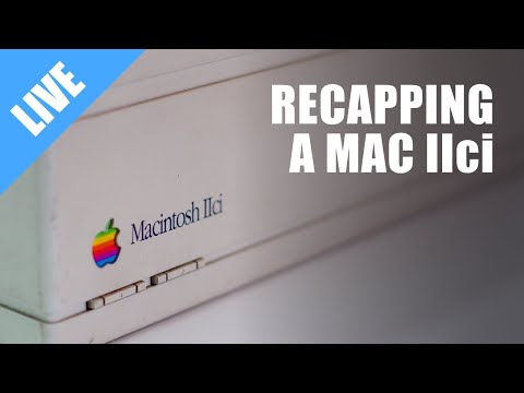 Recapping a Macintosh IIci